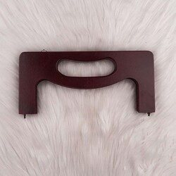 AHŞAP ÇANTA SAPI MODEL 20-25 X 11 CM. BORDO