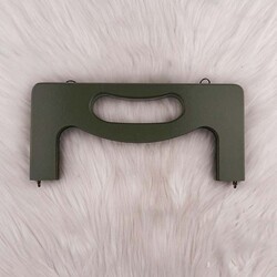 AHŞAP ÇANTA SAPI MODEL 20-25 X 11 CM. HAKI