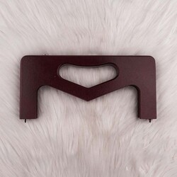 AHŞAP ÇANTA SAPI MODEL 21-25 X 11.5 CM. BORDO