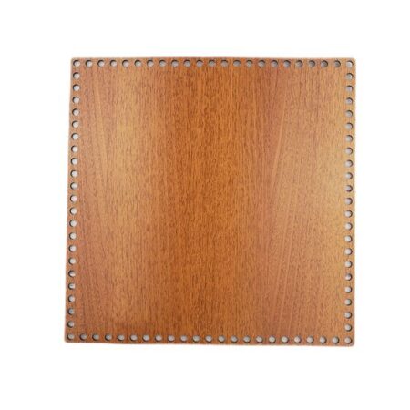 AHŞAP KARE ÇANTA TABANI 25x25 CM.