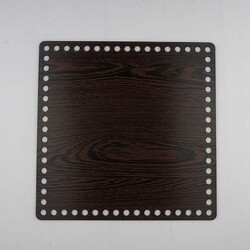 AHŞAP TABAN 30 X 30 CM.KARE KAHVE