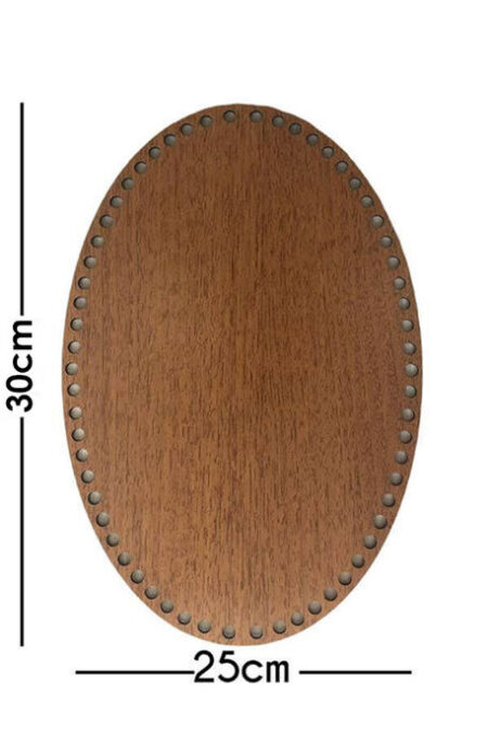 AHŞAP TABAN OVAL 30X25