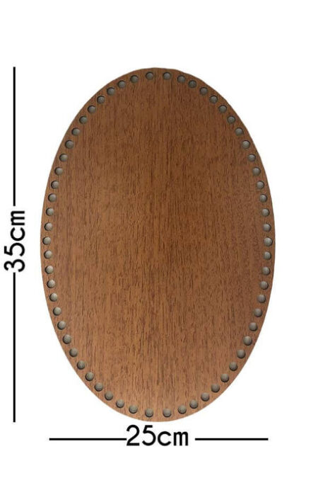 AHŞAP TABAN OVAL 35X25