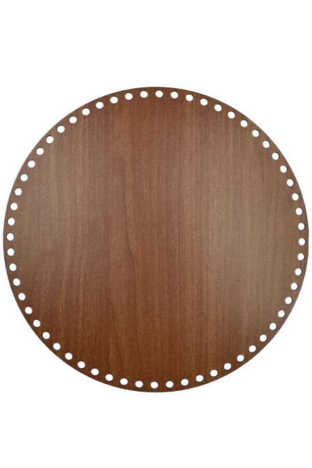 AHŞAP TABAN YUVARLAK 35X35