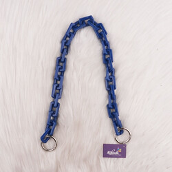 AKRİLİK ÇANTA ZİNCİRİ DİKDÖRTGEN YAYLI HALKALI 50 CM. LACIVERT