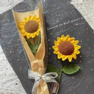 El Yapımı Ay Çiçeği Buketi