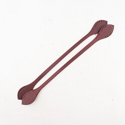 BOYALI ÇANTA SAPI 37 CM. BORDO