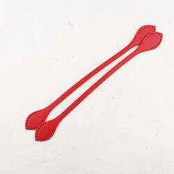 BOYALI ÇANTA SAPI 37 CM. KIRMIZI