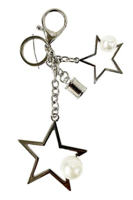 ÇANTA AKSESUARI VE ANAHTARLIK YILDIZ GÜMÜŞ