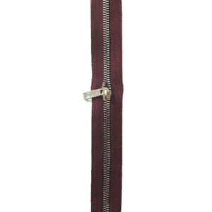 ÇANTA FERMUARI DİP KAPALI BORDO 30 CM GÜMÜŞ DİŞ