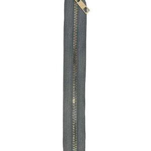 ÇANTA FERMUARI DİP KAPALI GRİ 30 CM SARI DİŞ