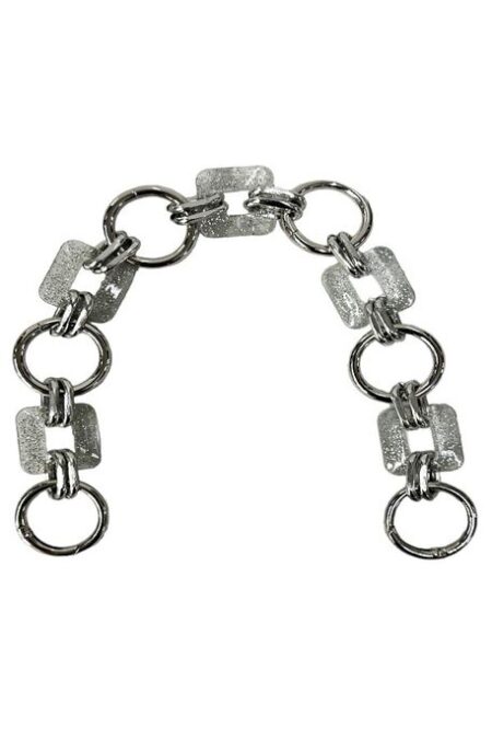 ÇANTA SAPI AKRİLİK METAL HALKALI GÜMÜŞ