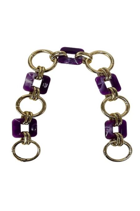 ÇANTA SAPI AKRİLİK METAL HALKALI MOR