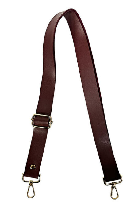 ÇANTA SAPI AYARLI DERİ 2,5 CM BORDO