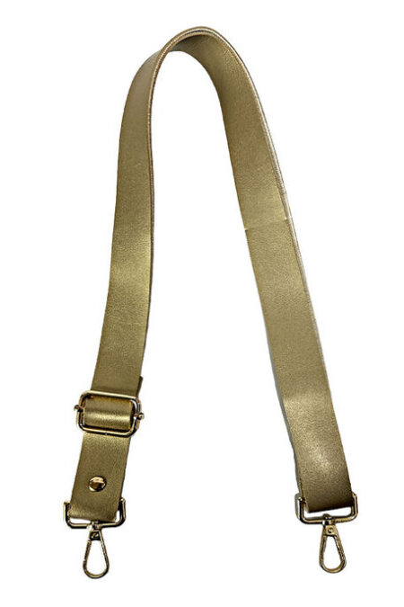 ÇANTA SAPI AYARLI DERİ 2,5 CM GOLD
