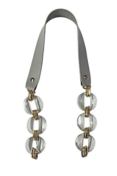 ÇANTA SAPI DERİLİ AKRİLİK AÇIK GRİ