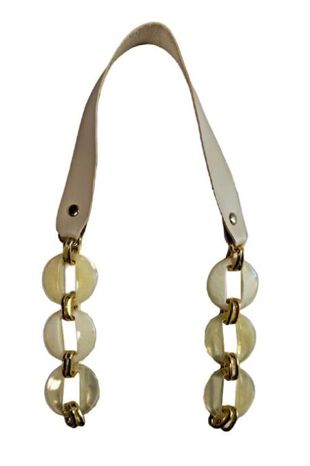 ÇANTA SAPI DERİLİ AKRİLİK KREM