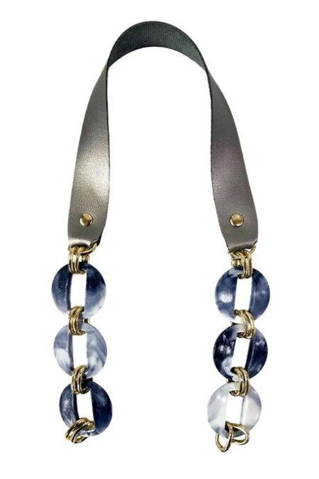 ÇANTA SAPI DERİLİ AKRİLİK GRİ