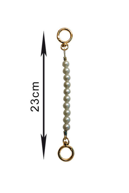 ÇANTA SAPI İNCİLİ ALTIN KANCALI