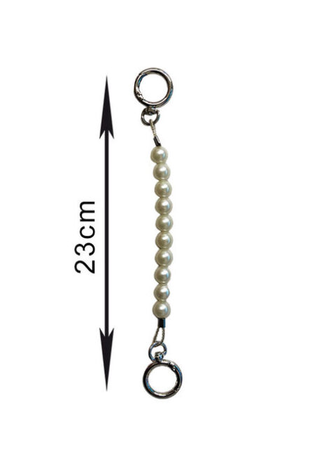 ÇANTA SAPI İNCİLİ GÜMÜŞ KANCALI