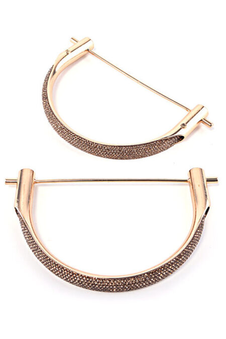 ÇANTA SAPI METAL TAŞLI GOLD