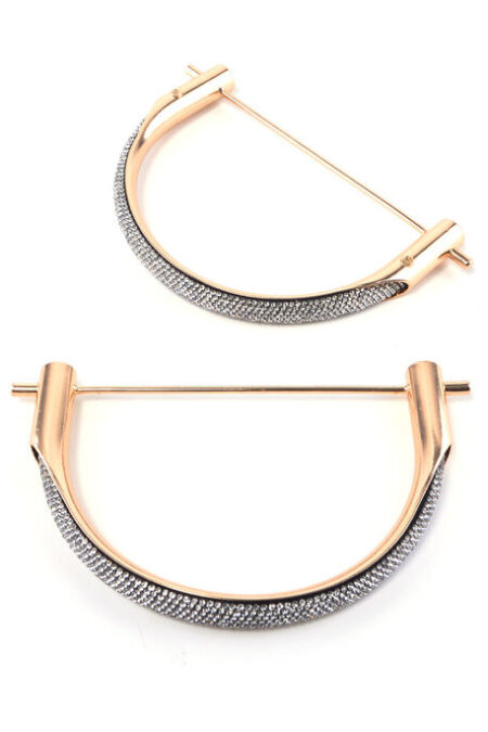 ÇANTA SAPI METAL TAŞLI GÜMÜŞ