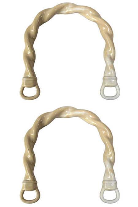 ÇANTA SAPI PLASTK BAMBU GÖRNM 13 CM C MODEL K116 Krem