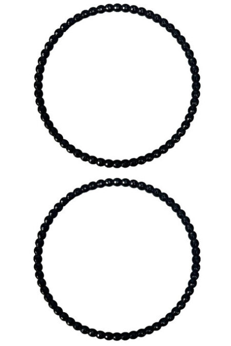 ÇANTA SAPI PLASTK BAMBU GÖRNM YUVARLAK 22,5CM K115 Siyah