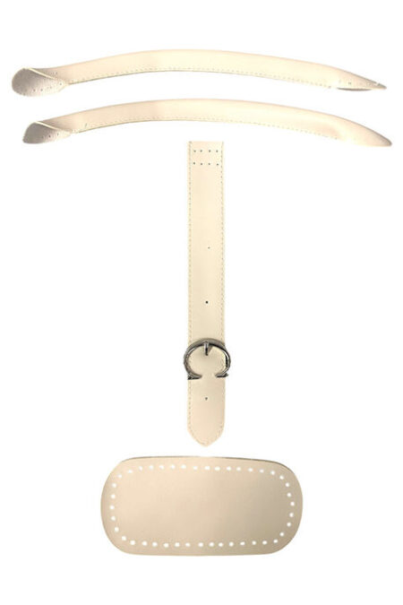 ÇANTA SETİ DERİLİ AÇIK KREM