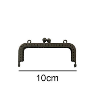 ÇANTA VE CÜZDAN KLİPSİ 10 CM KARE ANTRASİT