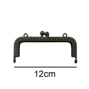 ÇANTA VE CÜZDAN KLİPSİ 12 CM KARE ANTRASİT
