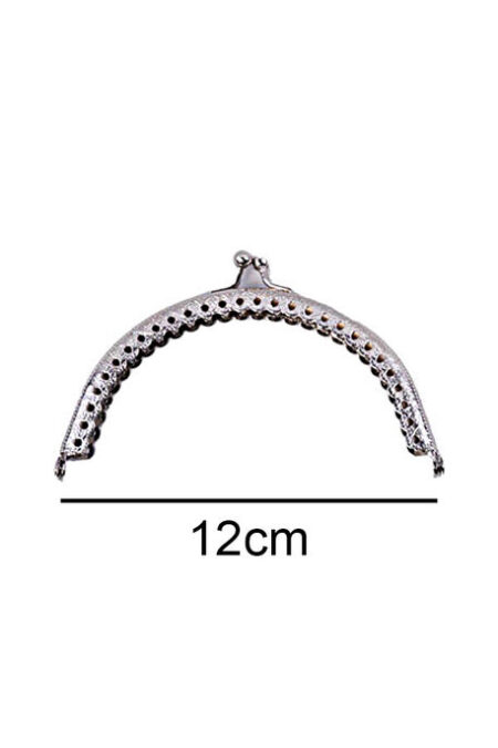 ÇANTA VE CÜZDAN KLİPSİ 12 CM OVAL GÜMÜŞ