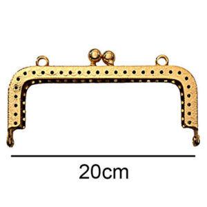 ÇANTA VE CÜZDAN KLİPSİ 20 CM KARE ALTIN
