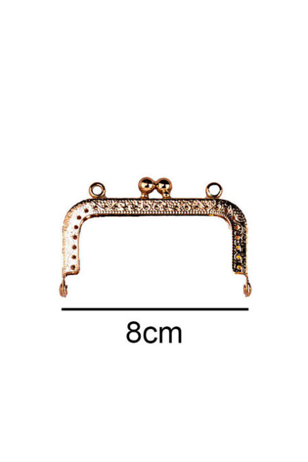 ÇANTA VE CÜZDAN KLİPSİ 8 CM KARE ALTIN