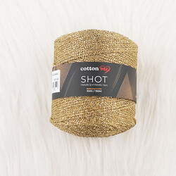 COTTON ME SHOT METALİK ÖRGÜ İPİ 100 GR. 150 MT. ALTIN