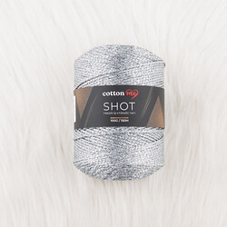 COTTON ME SHOT METALİK ÖRGÜ İPİ 100 GR. 150 MT. GRI