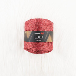 COTTON ME SHOT METALİK ÖRGÜ İPİ 100 GR. 150 MT. KİREMİT