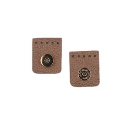 DERİLİ KARE MIKNATIS 4 x 4,5 CM BAKIR