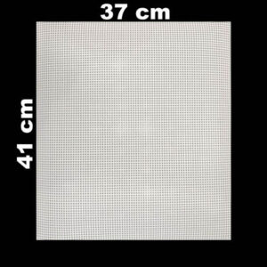KANVAS PLASTİK FİLE DİKDÖRTGEN 37 CM X 41 CM