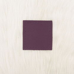 KARE DERİ 8x8 CM MOR