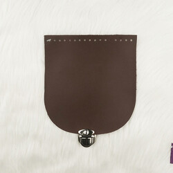 KİLİTLİ KAPAK BÜYÜK 18X19.5 CM KAHVE