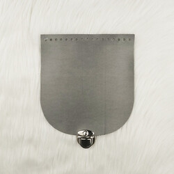 KİLİTLİ KAPAK BÜYÜK 18X19.5 CM GRI