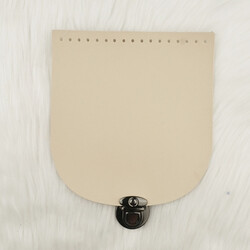 KİLİTLİ KAPAK BÜYÜK 18X19.5 CM EKRU