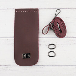KLİPSLİ TELEFON SETİ 20 x 8,5 CM BORDO