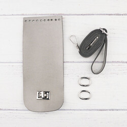 KLİPSLİ TELEFON SETİ 20 x 8,5 CM GUMUS