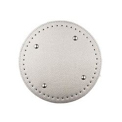 KNİT ME ÇANTA TABANI YUVARLAK 22 CM GUMUS