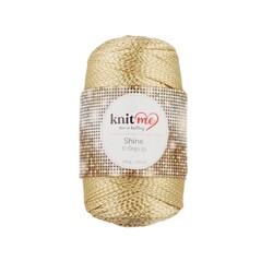 KNİT ME SHİNE EL ÖRGÜ İPİ POLYESTER 100 G.150 MT. A.SARI