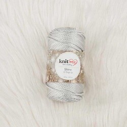 KNİT ME SHİNE EL ÖRGÜ İPİ POLYESTER 100 G.150 MT. K.BEYAZ