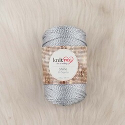 KNİT ME SHİNE EL ÖRGÜ İPİ POLYESTER 100 G.150 MT. A.GRI