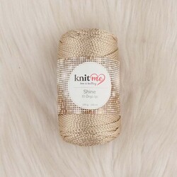 KNİT ME SHİNE EL ÖRGÜ İPİ POLYESTER 100 G.150 MT. BEJ